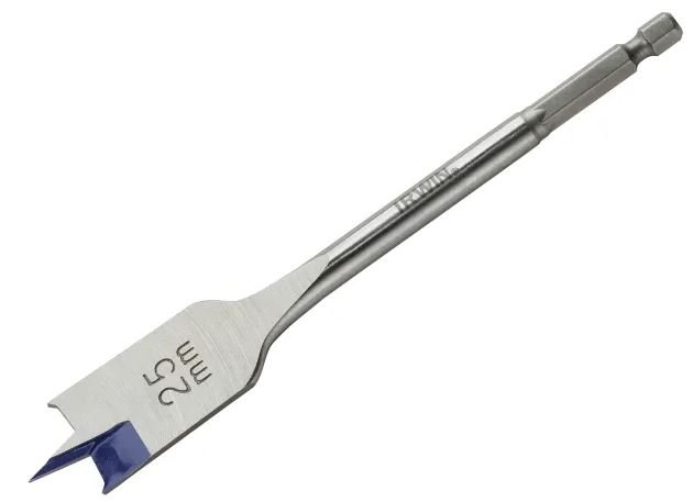 Irwin IRW10502822 Blue Groove 4X Flat Bit 38 x 152mm