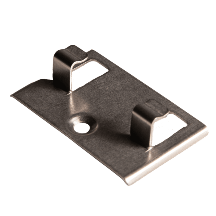 Composite Cladding Linear Slatted 2-Prong Starter Clip Vertical (12pcs)
